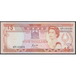 Фиджи 5 долларов 1991 года (FIJI  5 dollars 1991) P 91: UNC