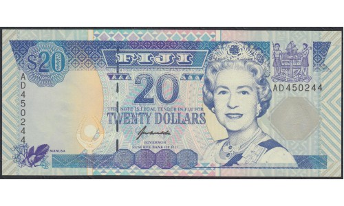 Фиджи 20 долларов 1996 года (FIJI  20 dollars 1996) P 99b: UNC