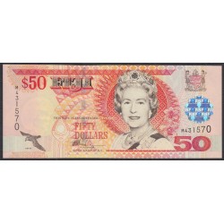Фиджи 50 долларов 2002 года (FIJI  50 dollars 2002) P 108: UNC