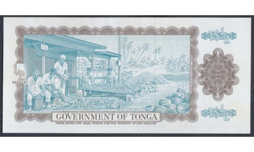 Тонга 1/2 па'анга 1983 года (Tonga 1/2 pa'anga 1983) P 18c: UNC