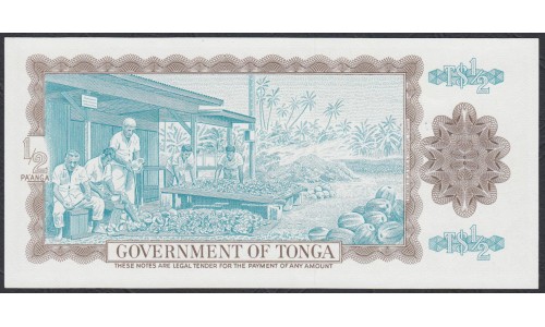 Тонга 1/2 па'анга 1980 года (Tonga 1/2 pa'anga 1980) P 18c: UNC