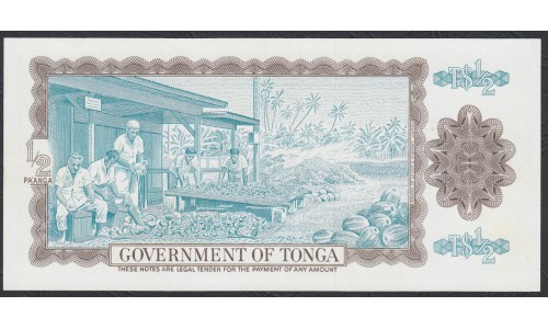 Тонга 1/2 па'анга 1982 года (Tonga 1/2 pa'anga 1982) P 18c: UNC