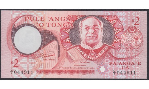 Тонга 2 па'анга 1995 года (Tonga 2 pa'anga 1995) P 32d: UNC