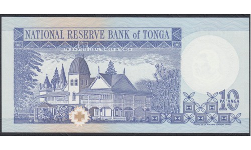 Тонга 10 па'анга 1995 года (Tonga 10 pa'anga 1995) P 34c: UNC