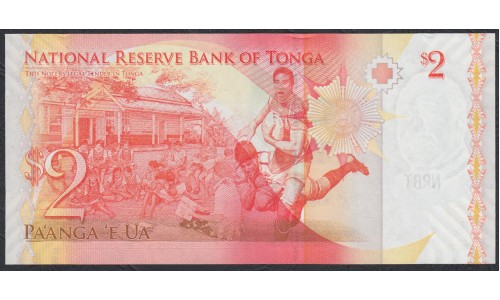 Тонга 2 па'анга 2009 года (Tonga 2 pa'anga 2009) P 38(2): UNC