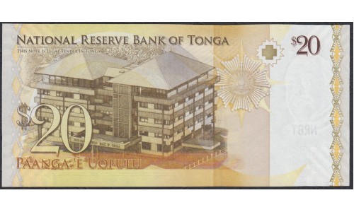 Тонга 20 па'анга 2009 года (Tonga 20 pa'anga 2009) P 41(1): UNC