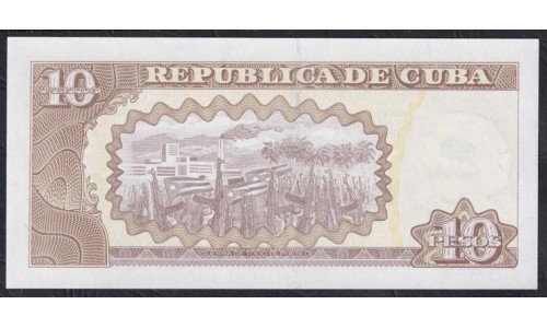 Куба 10 песо 2016 (CUBA 10 pesos 2016) P 117r: UNC