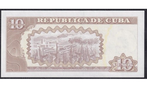 Куба 10 песо 2017 (CUBA 10 pesos 2017) P 117s: UNC