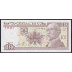 Куба 10 песо 2018 (CUBA 10 pesos 2018) P 117t: UNC