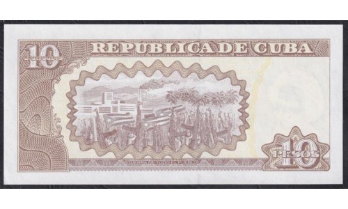 Куба 10 песо 2018 (CUBA 10 pesos 2018) P 117t: UNC