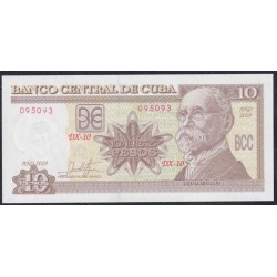 Куба 10 песо 2019 (CUBA 10 pesos 2019) P 117u: UNC