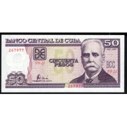 Куба 50 песо 1999 года (CUBA 50 pesos 1999) P119(2): UNC