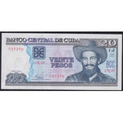 Куба 20 песо 2013 год (CUBA 20 pesos 2013) P122h: UNC 