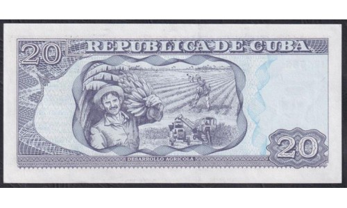 Куба 20 песо 2016 год (CUBA 20 pesos 2016) P122k: UNC 