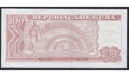 Куба 100 песо 2021 год (CUBA 100 pesos 2021) P129l: UNC