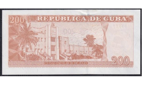 Куба 200 песо 2020 (CUBA 200 pesos 2020) P 130d: UNC