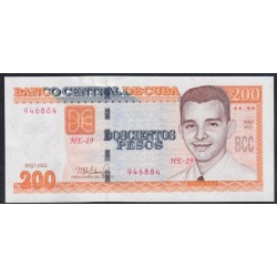 Куба 200 песо 2021 (CUBA 200 pesos 2021) P 130e: UNC