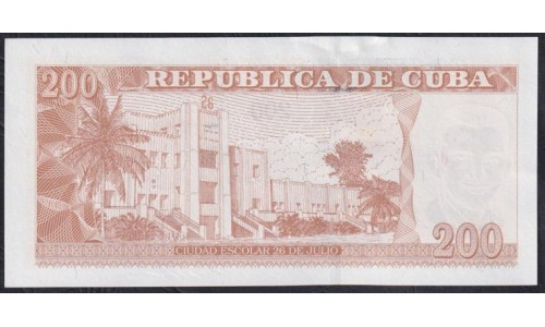 Куба 200 песо 2021 (CUBA 200 pesos 2021) P 130e: UNC