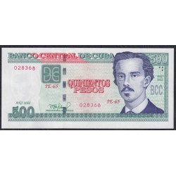 Куба 500 песо 2022 (CUBA 500 pesos 2022) P 131d: UNC 