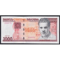 Куба 1000 песо 2023 год (CUBA 1000 pesos 2023) P 132c: UNC 