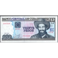 Куба 20 песо 2019 год (CUBA 20 pesos 2019) P 122m: UNC