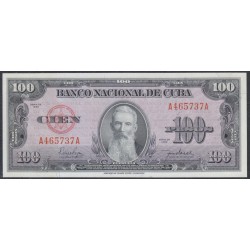 Куба 100 песо 1950 год (CUBA 100 pesos 1950) P 82a: UNC 