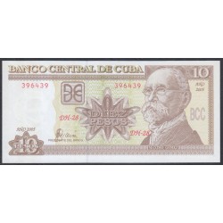 Куба 10 песо 2005 год (CUBA 10 pesos 2005) P 117h: UNC 