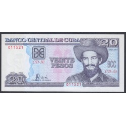 Куба 20 песо 2002  (CUBA 20 pesos 2002) P 118d: UNC 