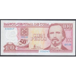 Куба 100 песо 2000 год, ЮБИЛЕЙНЫЕ, РЕДКОСТЬ! (CUBA 100 pesos 2000) P 120: UNC 