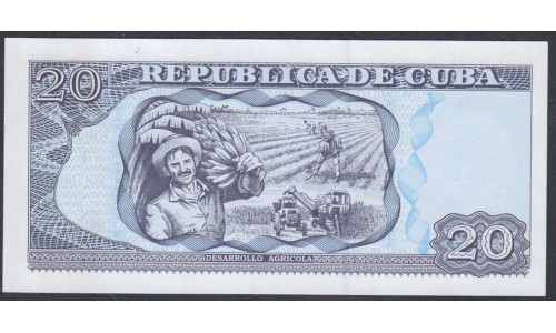 Куба 20 песо 2005 год (CUBA 20 pesos 2005) P 122b: UNC