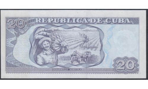 Куба 20 песо 2007 год (CUBA 20 pesos 2007) P 122d: UNC
