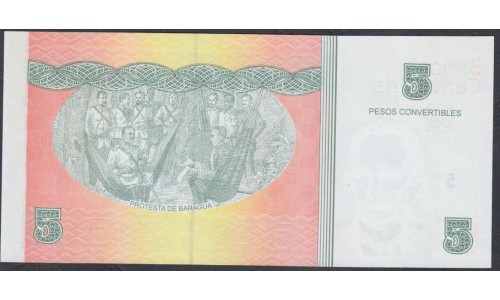 Куба конвертируемый песо 5 песо 2006 г. (Cuba pesos convertible 5 peso 2006 year) P FX 48: UNC