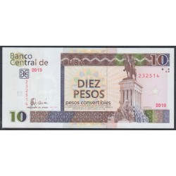 Куба конвертируемый песо 10 песо 2007 (Cuba pesos convertible 10 peso 2007)  P FX49: UNC