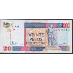Куба конвертируемый песо 20 песо 2006 г. (Cuba pesos convertible 20 peso 2006)  P FX50: UNC