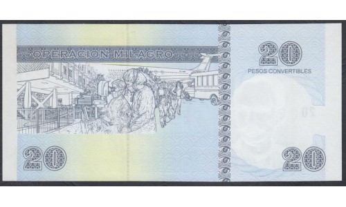 Куба конвертируемый песо 20 песо 2006 г. (Cuba pesos convertible 20 peso 2006)  P FX50: UNC