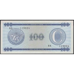 Куба валютное свидетельство 100 песо ND (CUBA exchange certificate 100 pesos ND) PFX25: UNC 