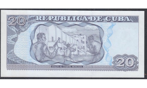 Куба 20 песо 2003 год (CUBA 20 pesos 2003) P 126: UNC 