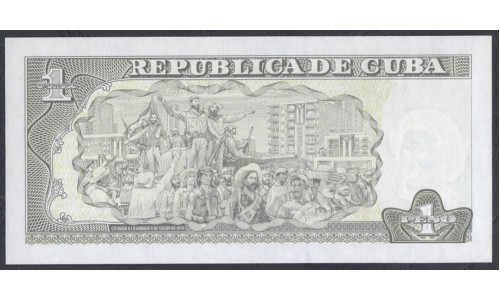 Куба 1 песо 2011 год (CUBA 1 pesos 2011) P 128f: UNC