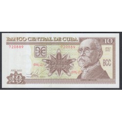 Куба 10 песо 2012 год (CUBA 10 pesos 2012) P 117n: UNC 