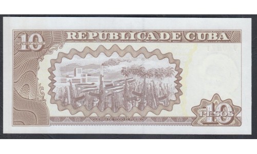 Куба 10 песо 2014 год (CUBA 10 pesos 2014) P 117p: UNC 