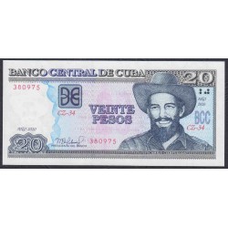 Куба 20 песо 2020 год (CUBA 20 pesos 2020) P 122n: UNC