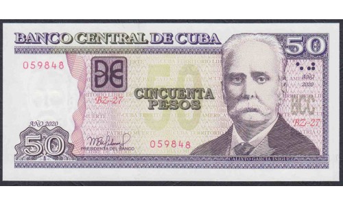 Куба 50 песо 2020 год (CUBA 50 pesos 2020) P 123m: UNC