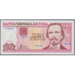 Куба 100 песо 2008 год (CUBA 100 peso 2008) P 129d: UNC 
