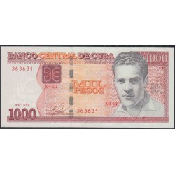 Куба 1000 песо 2010 год (CUBA 1000 pesos 2010) P 132: UNC 