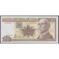 Куба 10 песо 2000 год а (CUBA 10 pesos  2000) P117c: UNC
