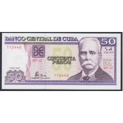 Куба 50 песо 2005( CUBA 50 pesos 2005) P 123с: UNC 