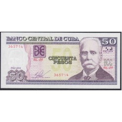Куба 50 песо 2014 год (CUBA 50 pesos 2014) P123i: UNC