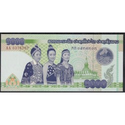 Лаос 1000 кип 2008 (Laos 1000 kip 2008) P 39a : UNC