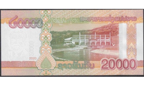 Лаос 20000 кип 2020 (Laos 20000 kip 2020) P W41C: UNC