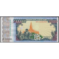 Лаос 100000 кип 2010 (Laos 100000 kip 2010) P 40a : UNC